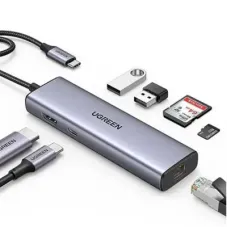 UGREEN CM512 (90568) USB-C 7-in-1 Multifunction Adapter with 4K HDMI & Ethernet
